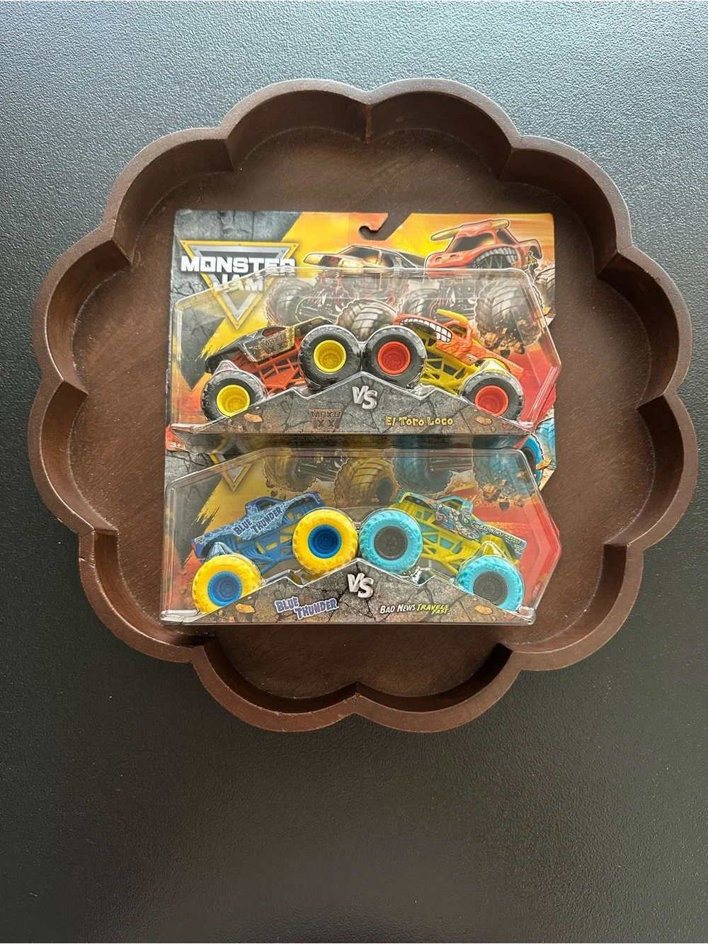 Monster Jam 2-Pack Monster Trucks Bundle of 4